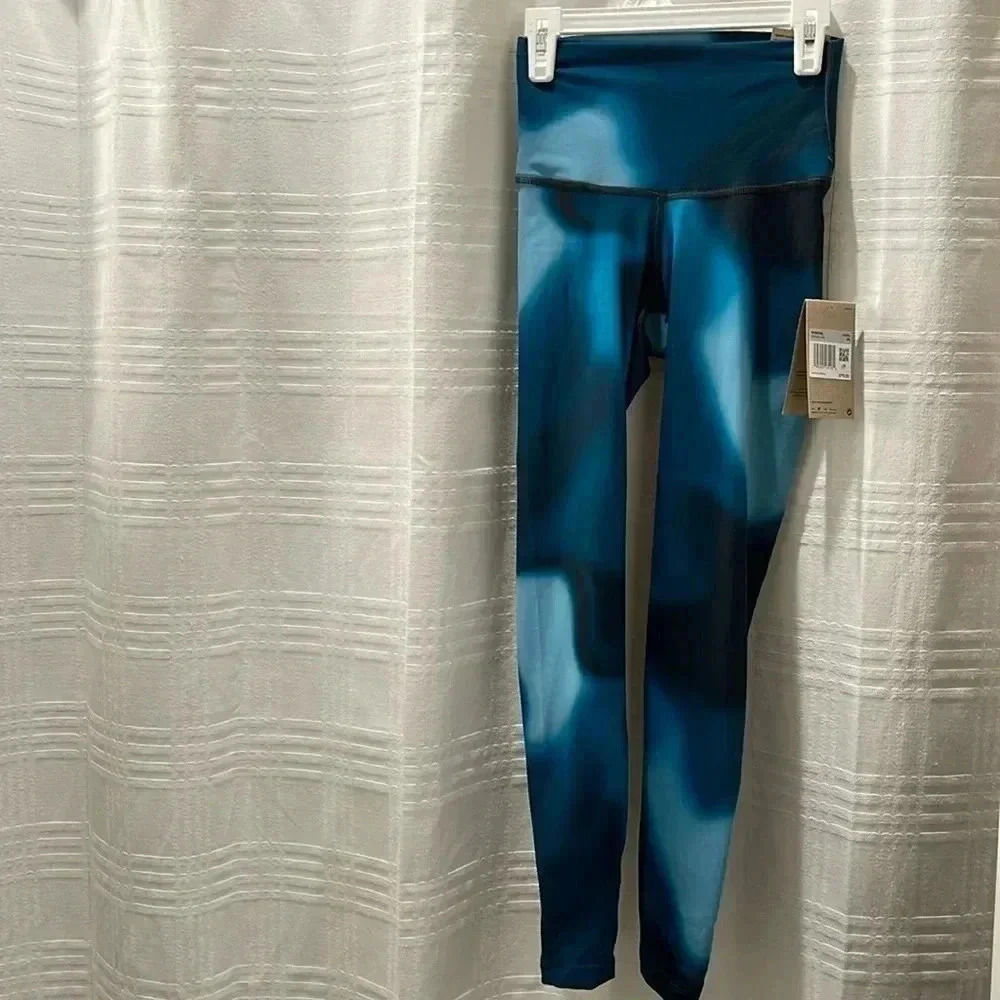 Nike yoga blue leggings running leggings training leggings workout leggings